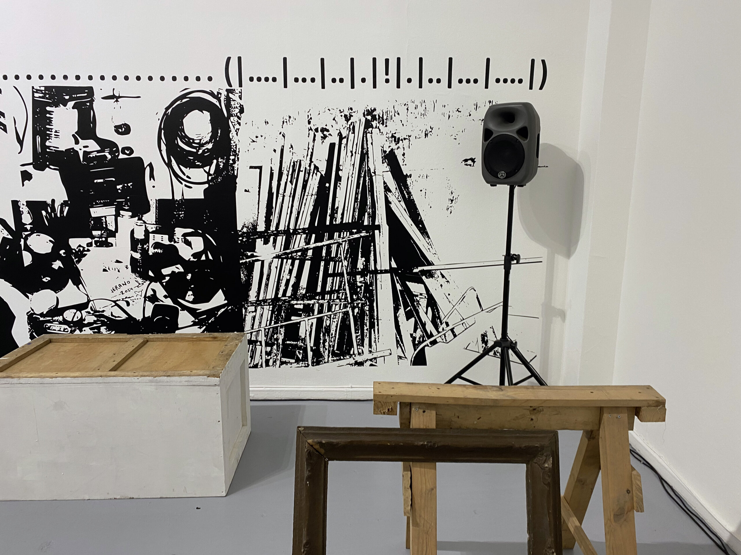 [|….|…|..|.|!|.|..|…|….|], detalle, 2025. Museo de Arte Contemporáneo, Santiago de Chile